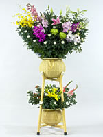 生花スタンド2段盛花
