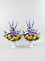 シルクポット盛花