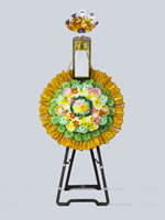 タオル花輪（電球付）