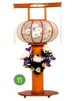 竹風灯1号花柄